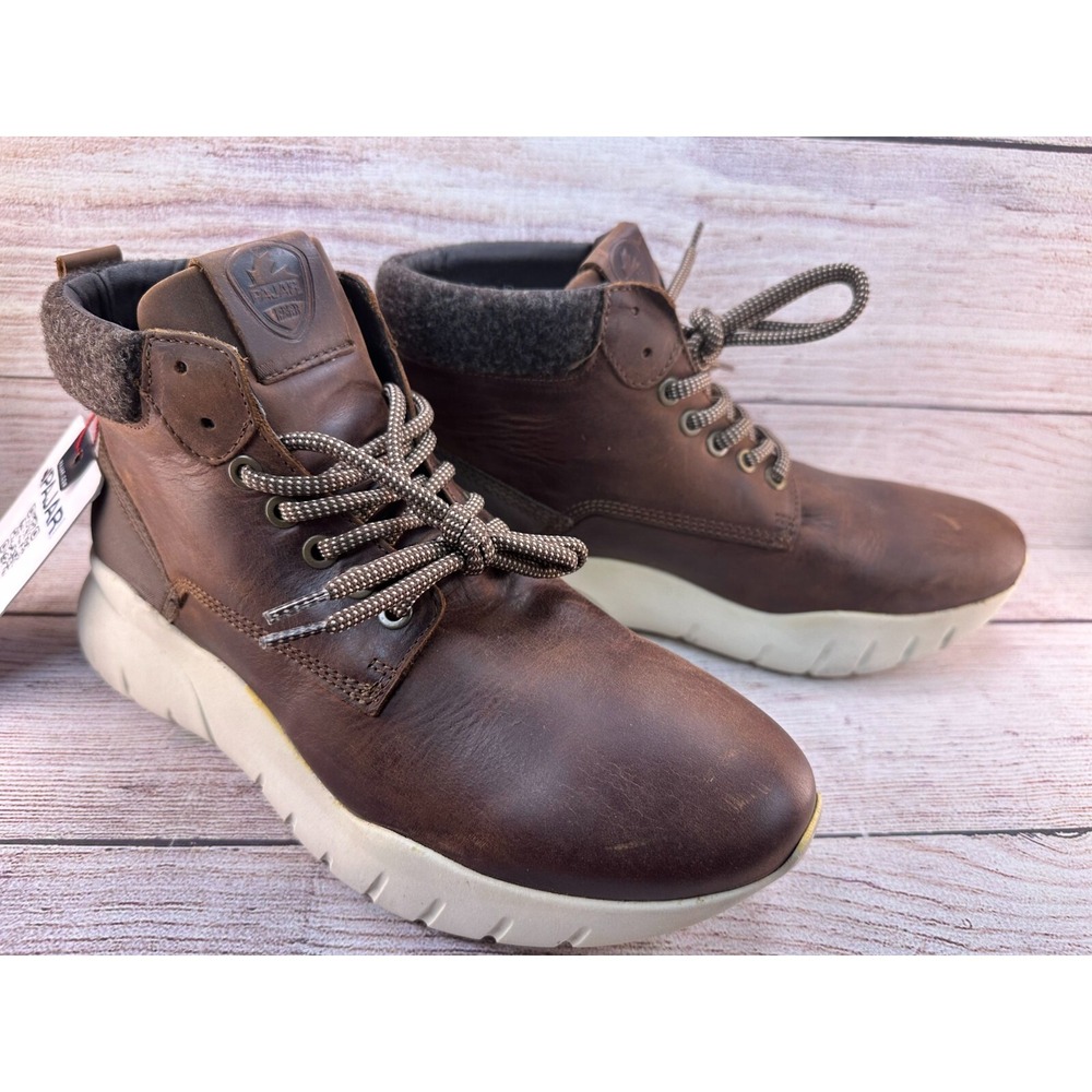 Pajar Canada Sneaker Shoes Mens Size EU 41 US 8-8.5 Brown Leather *WORN ONCE*